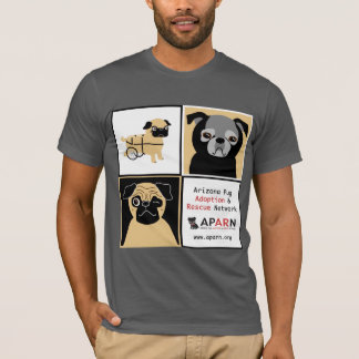 APARNレスキューPUGSベーシックBella Canvas Tシャツ