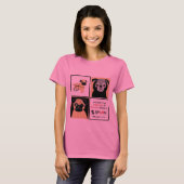 APARNレスキューPUGS女子ベラミッシーTシャツ Tシャツ (正面フル)