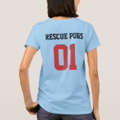 APARNロゴウィメンズサッカーTシャツ Tシャツ (裏面)