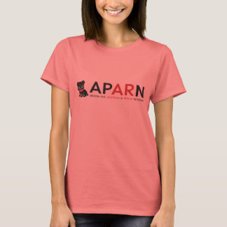 APARNロゴレディースリンガーTシャツ Tシャツ