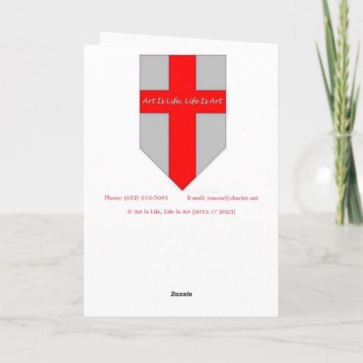 「Apartment Light & Security Camera」 Get Well Card カード (裏面)