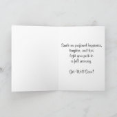 「Apartment Light & Security Camera」 Get Well Card カード (内部)
