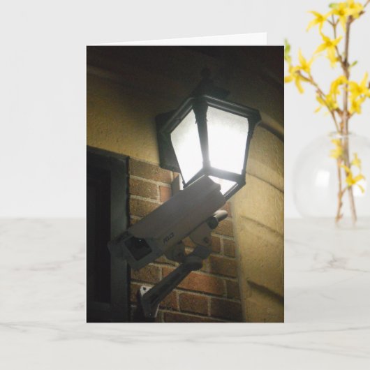 「Apartment Light & Security Camera」 Get Well Card カード (黄色い花)