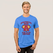 Apathetic Man Superhero "Costume" トライブレンドTシャツ (正面全面)