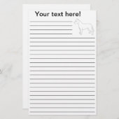 APBTによって並べられる静止した 便箋 (正面/裏面)