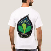 APCのデザイン3 (前部および背部) Tシャツ (裏面)