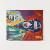 ApeカッコいいダウンロードNFTアートダウンロード |ペカッコいいープ タペストリー (正面(横))