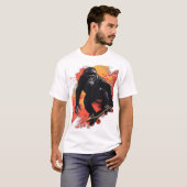 Apeスケートで滑る92011 Tシャツ (正面フル)