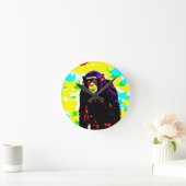 Apeデジタル ラウンド壁時計 (ホーム)