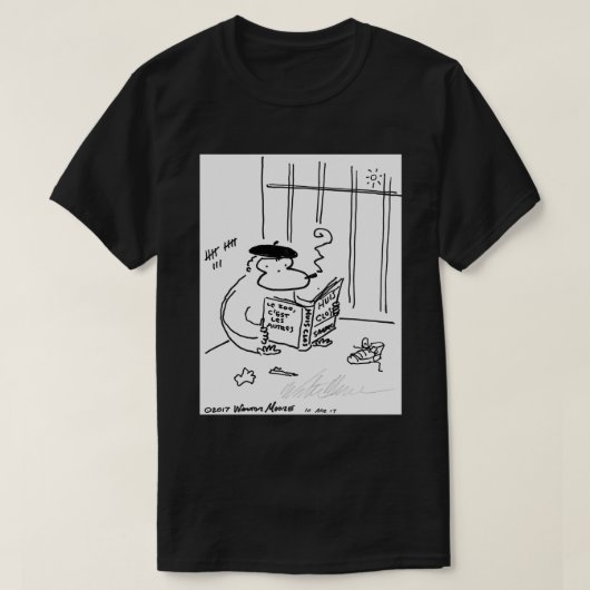 Ape 読 Sartres No Exit Tシャツ (デザイン正面)