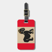 Ape - GORILLA – 絶滅危惧動物 – 野生動物 –  ラゲッジタグ (正面縦)