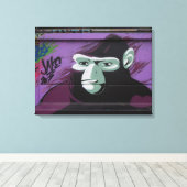 Ape Graffiti キャンバスプリント (インサイチュ (ウッドフロア))