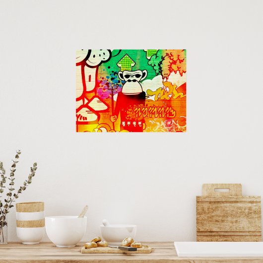 Ape Graffiti ポスター (キッチン)