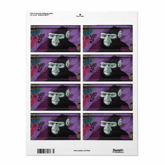 Ape Graffiti ラベル (フルシート)