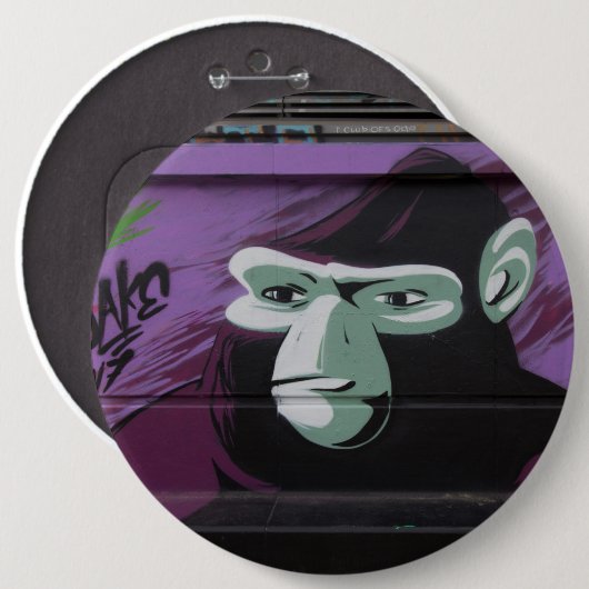 Ape Graffiti 缶バッジ (正面&裏面)