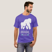 Ape HODL GMEストックトレーディングシャツGMEダイヤモンド Tシャツ (正面フル)