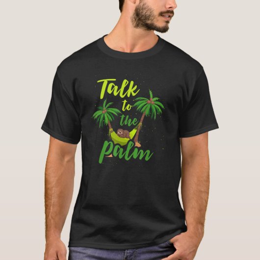 Ape In HammockビーチトークTo The Palm 1 Tシャツ (正面)