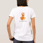 Ape -ORANGUTAN – 絶滅危惧動物グラフィック – Tシャツ (裏面)