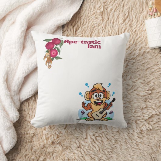 Ape-tastic Jam：野生の音楽 クッション (ブランケット)