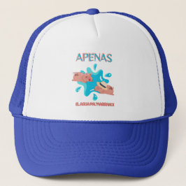 "Apenas el agua pal marrano" ブタの名言 キャップ