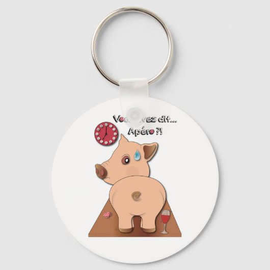 Apéro ! (écrits en noir) キーホルダー (正面)
