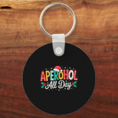 Aperohol All Day - Funny Christmas Spritz  キーホルダー (正面)