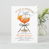 Aperol Spritz 少し大人になったお誕生日おめでとう 招待状 (スタンド正面)