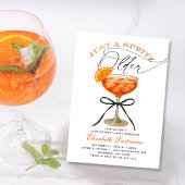 Aperol Spritz 少し大人になったお誕生日おめでとう 招待状