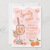 Aperol Spritz 誕生日パーティー招待状 招待状 (正面)