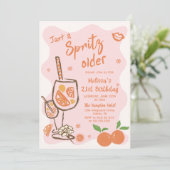 Aperol Spritz 誕生日パーティー招待状 招待状 (スタンド正面)