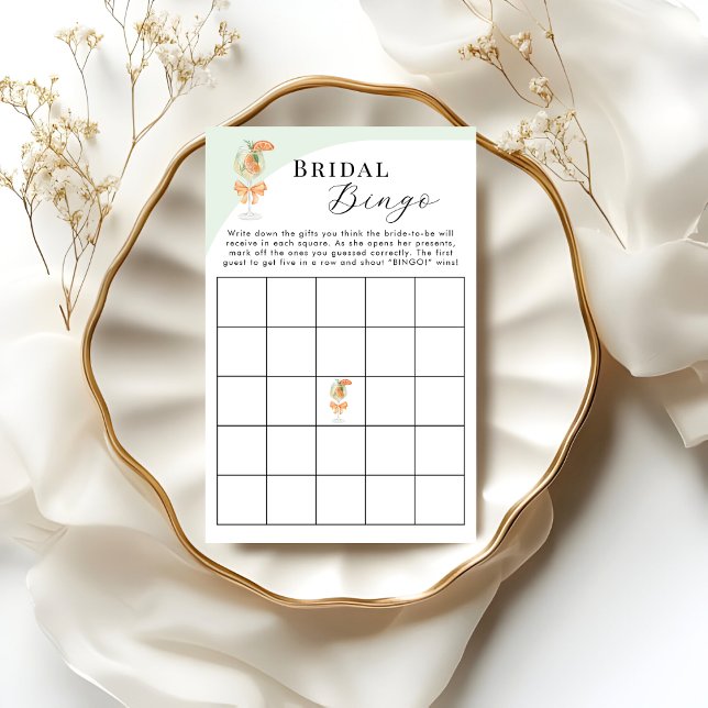 Aperol Spritz Bridal Bingo Bridal Shower Game (クリエイターアップロード済み)