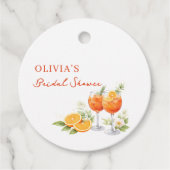 Aperol Spritz Bridal Shower  フェイバータグ (正面)