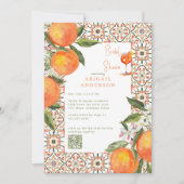 Aperol Spritz Oranges Bridal Shower  招待状 (正面)