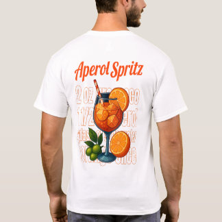 Aperol Spritz T-Shirt – Retro Italian Cocktail Tシャツ