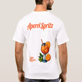 Aperol Spritz T-Shirt – Retro Italian Cocktail Tシャツ