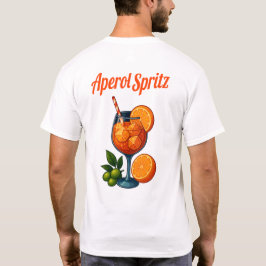 Aperol Spritz T-Shirt – Retro Italian Cocktail Tシャツ