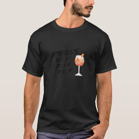Aperollin Rollin Summer 2021 Aperol Spritz Tシャツ (正面)