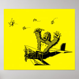 Apesオン飛行機 ポスター