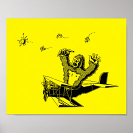 Apesオン飛行機 ポスター