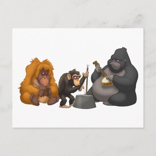 APESポストカードのジャグバンド ポストカード (正面)