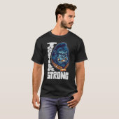 Apes Together強いミーム在庫のショートスクイーズ Tシャツ (正面フル)