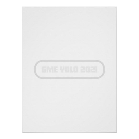 Apes Together Strong | GME Shirt Meme ポスター (正面)