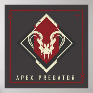 Apexプレデター達成バッジ ポスター