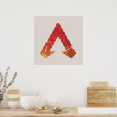 Apex Legendsロゴエーペックスレジェンズ水彩記号 ポスター (キッチン)