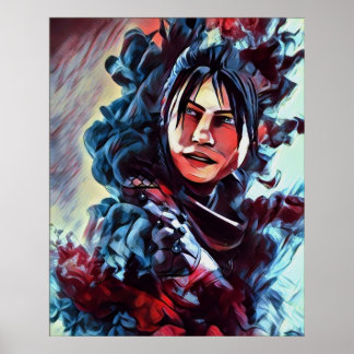 APEX LEGENDS WRAITH v4カラフルバージョン ポスター