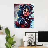 APEX LEGENDS WRAITH v4カラフルバージョン ポスター (ホームオフィス)