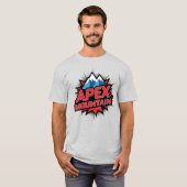 Apex Mountain Spirit：冬のワンダーランド Tシャツ (正面フル)