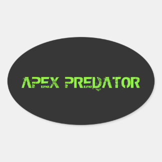 APEX PREDATORスタンプ 楕円形シール