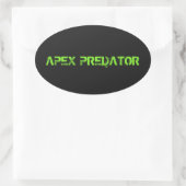 APEX PREDATORスタンプ 楕円形シール (バッグ)