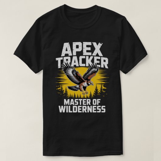 Apex Tracker – Flying Eagle Hunting T-Shirt Tシャツ (デザイン正面)